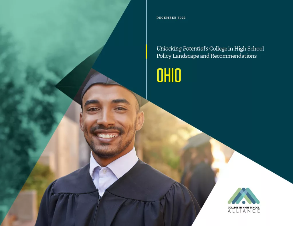 Cover image for Unlocking Potential's College in High School Policy Landscape and Recommendations in Ohio