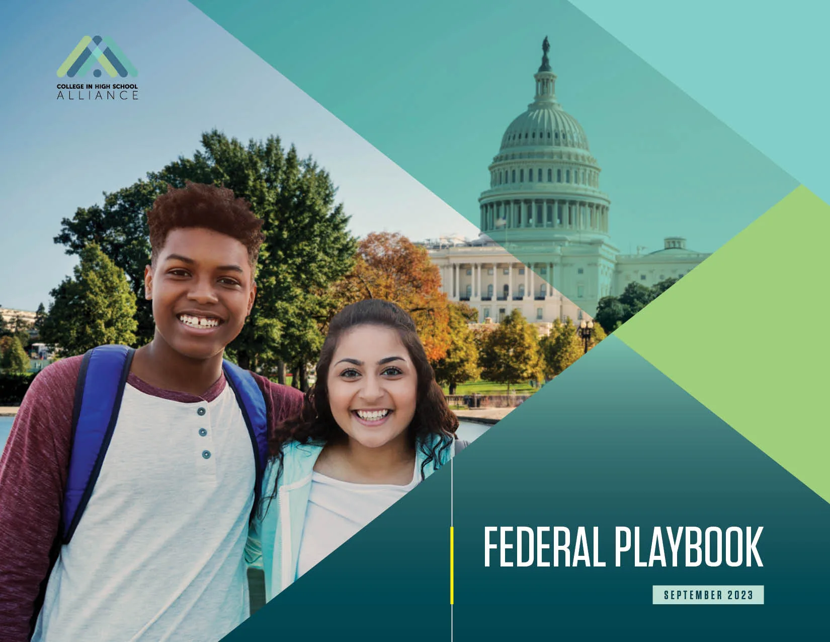Cover image for the College in High School Alliance's Federal Playbook